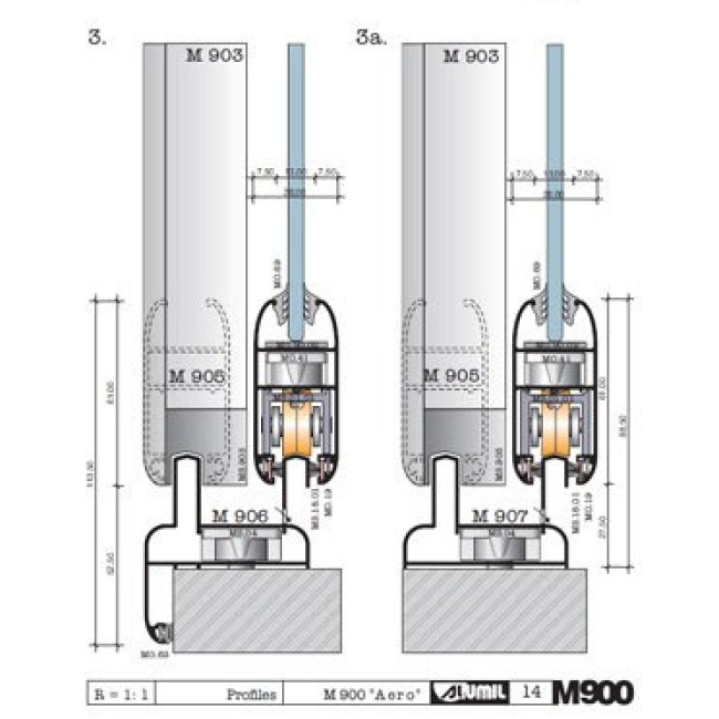 Alumil_M900_poprecni_presek